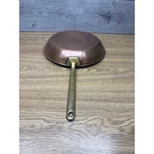Spring Culinox Brass Handled 10" Copper & Stainless Steel Saute Pan Switzerland